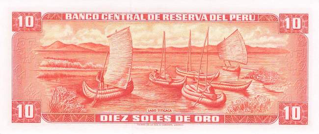 10 Soles de Oro 1970